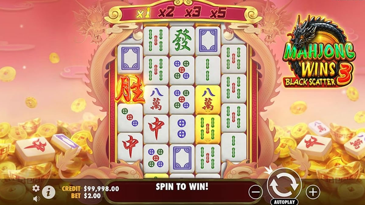Mahjong Wins 3 Black Scatter